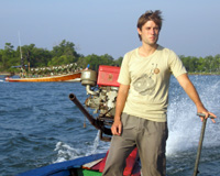 Piloting a Traditional Longtail Boat