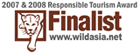 Wild Asia's Responsible Tourism Award Finalist