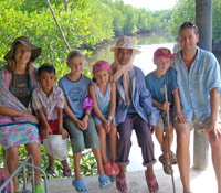 Family Visiting Tung Nang Dam