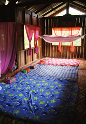 Homestay bedroom in Tung Nang Dam