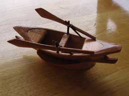 Southern Thailand Handicrafts - Hand-carved boats