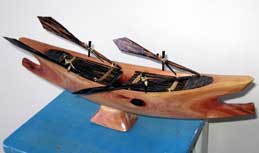 Southern Thailand Handicrafts - Hand-carved boats
