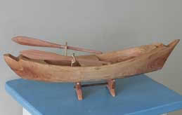Southern Thailand Handicrafts - Hand-carved boats