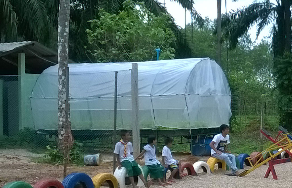 Hydroponic Garden at the Burmese Learning Center