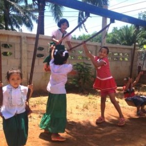 Chidren playing at Migrant Education Program for Burmese migrant children of Kuraburi, Phang Nga