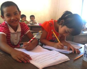 Chidren studying at Migrant Education Program Kuraburi, Phang Nga