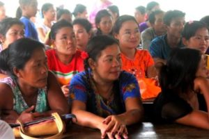 Parents of migrant children from the Burmese Learning Center kuraburi